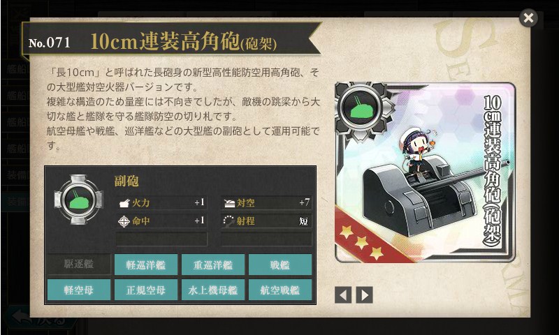10cm連装高角砲(砲架)